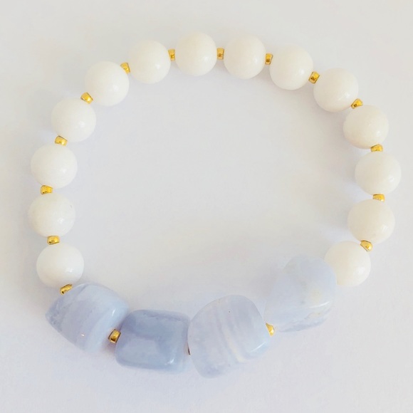 Gemstones, Agates & Crystal Beaded Bracelets - Picture 4 of 7